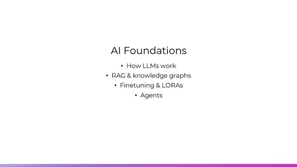 AI Foundations